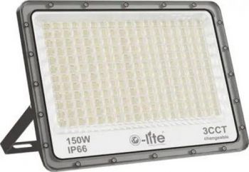 Olite 3CCT-OFBN-150 150W Grey Flood Light 3CCT-6KV Sp 15000LM