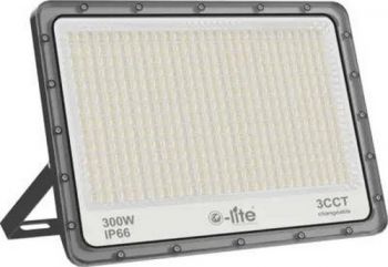 Olite 3CCT-OFBN-300 300W Grey Flood Light 3CCT-6KV Sp 30000LM