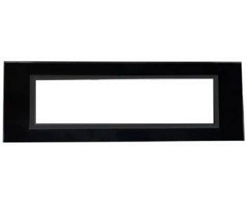 Onesto Matrix BGB-MXC-1008 8 Lever Black Glass & Black Bezel Cluster + Box