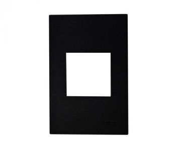 Onesto Matrix BK-MXG-2002 4 x 2 2 Lever Yoke Only Vertical Black