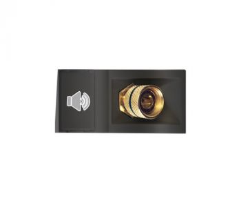 Onesto Matrix BK-MXM-AUDB Audio Small Module Negative Black