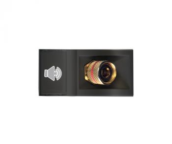 Onesto Matrix BK-MXM-AUDR Audio Small Module Positive Red Black