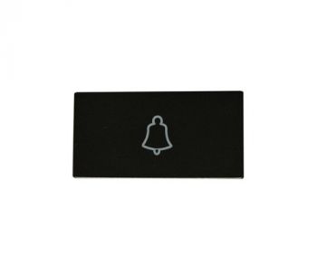 Onesto Matrix BK-MXM-S001B 16A Bell Press Switch Small Module black