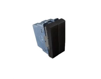 Onesto Matrix BK-MXM-SS001 16A 1 Lever 1 Way Split Switch Small Module black
