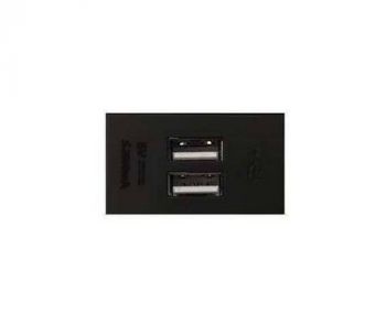 Onesto Trinity BK-TSMUSB 2 Port 2A 5V Black Usb Socket