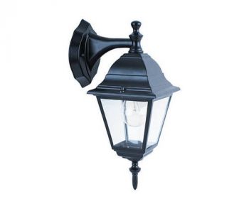 Olite BL002S Black Ip33 1 X E27 Cfl Aluminium Fitting