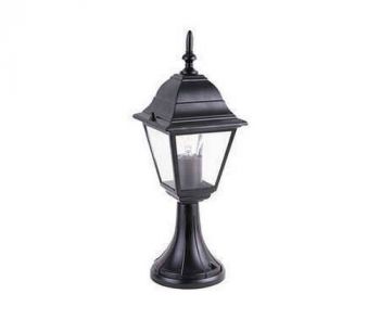Olite BL004S Black Ip33 1 X E27 Cfl Aluminium Fitting