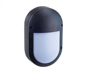 Olite BL101S Black Ip54 1 X E27 Cfl Aluminium Fitting