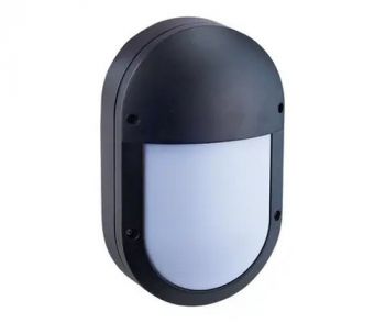 Olite BL104S Black Ip54 1 X E27 Cfl Aluminium Fitting