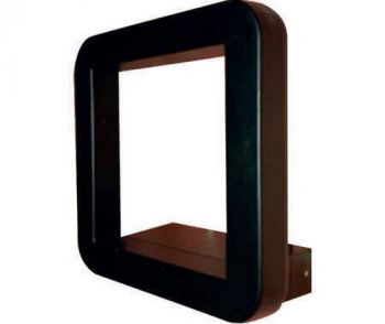 Olite BL91601-LED 10W Led Square Black Halo Wall Light Warm White