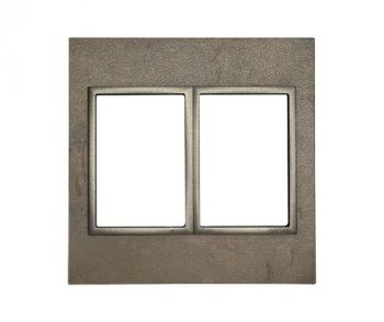 Onesto Matrix BRUNO-4002-B 4 x 4 1+1 Lever Yoke Ossido Bruno & Black Bezel
