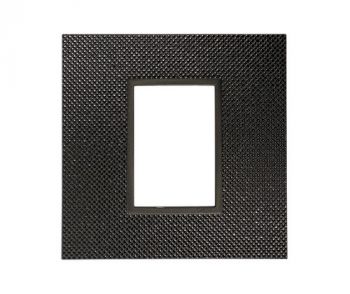 Onesto Matrix MERCURIO-4001-B 4 x 4 1 Lever Yoke Filo Mercurio & Black Bezel