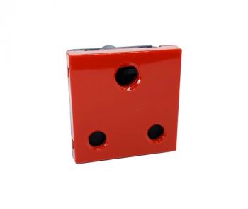 Onesto Matrix MXM-PD001U 16A Single Unswitched Socket Module 2 x Small Module Dedicated-Red