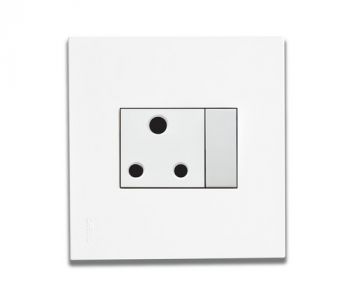 Onesto Matrix MXP-4001H 4 x 4 16A Single Switched Socket Outlet Horizontal White