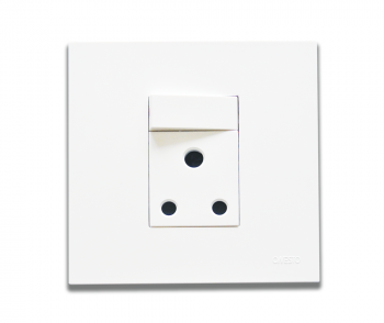 Onesto Matrix MXP-4001 4X4 16A Single Switched Socket Vertical White