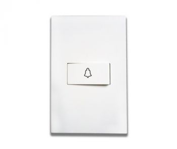 Onesto Matrix MXS-201B 4 x 2 16A Bell Press Small Switch White