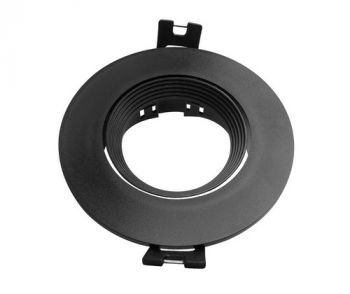Olite OL-0575-W White Round Anti Glare Adjust Shallow D/Light Only