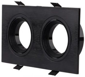 Olite OL-0580160-B Rectangular Adjustable Shallow Recessed Downlight Fitting