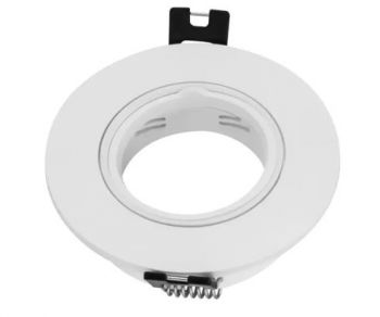 Olite OL-1255-W White Round Non-Adjustable Downlight Only