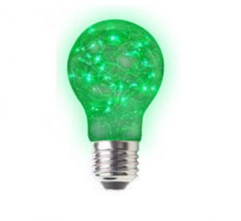 Olite OL-A60-1.2W-G 1.2W Led E27 Copper Wire Filament Bulb Non Dimmable Green
