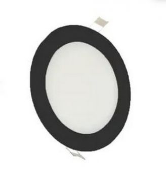 Olite OL-CY12B-CW-N 12W Black Led Panel Light Cool White