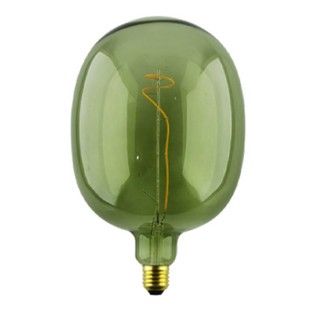 MCE Electric OL-DT170-O Led Dimmable Olive Spiral Filament Bulb Warm White