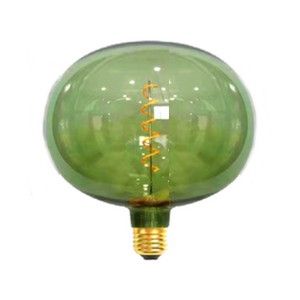 MCE Electric OL-DT200-O Led Dimmable Olive Spiral Filament Bulb Warm White