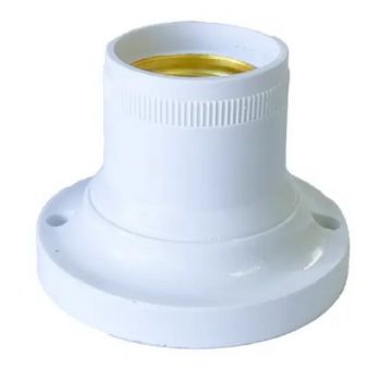 Onesto OL-E27-90-W E27 White Base Mount Lamp Holder