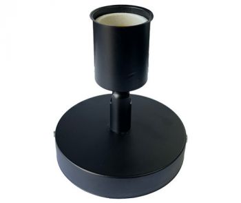 Onesto OL-E27-HB-Z-W E27 White Base Mount Lamp Holder Adj 180°