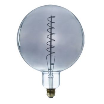 MCE Electric OL-G200-4W-D-GY Led Dimmable Grey Spiral Filament Bulb Warm White