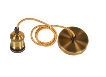 Olite OL-PEND-GC E27 Pendant 1M Wire Gold Copper