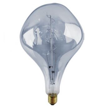 MCE Electric OL-PS165-4W-D-GY Led Dimmable Grey Spiral Filament Bulb Warm White