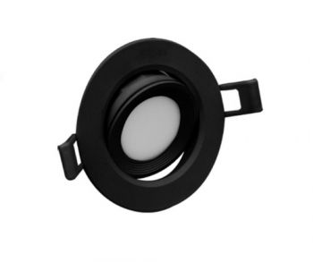 Olite OL-SPDL-R7-CW-BK 7W Led Round Adjustable Downlight Non Dimmable Black 6000K