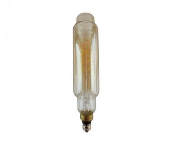MCE Electric OL-TT75-4W-D-GD Led Dimmable Gold Spiral Filament Bulb Warm White