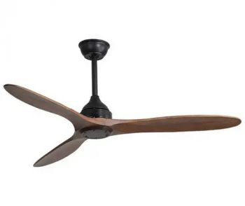 Onesto OLF-193BW Elica 3 Blade Ceiling Fan Without Light Black/Wood