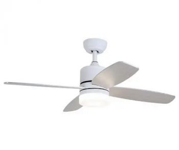 Onesto OLF-300WH Respiro 4 Blade Ceiling Fan Wht Incl 18Wled Lightandrem