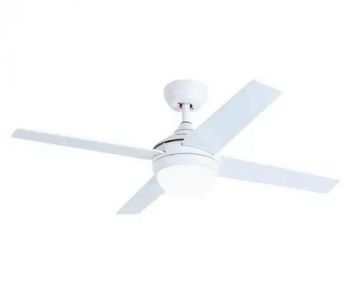 Onesto OLF-301WH Spirado 4 Blade Ceiling Fan Wht Incl 18Wled Lightandrem