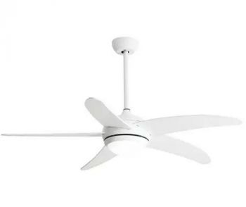 Onesto OLF-315WH Silenta 5 Blade Ceiling Fan Wht Incl 18Wled Lightandrem
