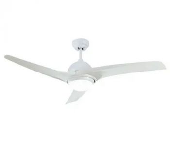 Onesto OLF-317WP Miran 3 Blade Ceiling Fan Wht Incl 18Wled Lightandrem
