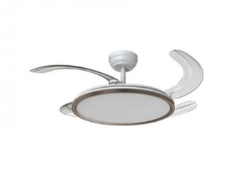 Olite OLF-3CCT-RDIM-BR Bronze 42 Inch Retractable 4 Blade Fan 3CCT Light Dimmable
