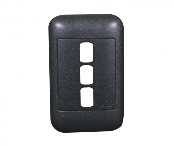 Onesto Oracle ON2031YBK 4X2 3Lever Black YokeandSurround
