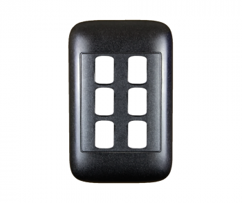 Onesto Oracle ON2061YBK 4X2 6Lever Black Yoke