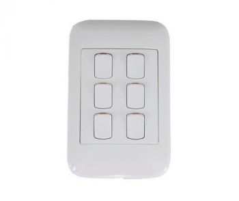 Onesto Oracle ON2062 4 X 2 6 Lever 2 Way Switch