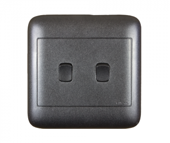 Onesto Oracle ON4021BK 4X4 2Lever 1Way Black Switch