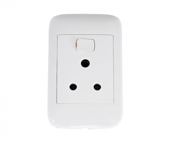 Onesto Oracle ONP2001V 4X2 Single Switched Socket Vertical