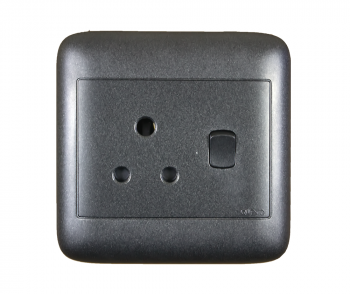 Onesto Oracle ONP4001BK 4X4 Single Black Switch Socket