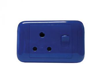 Onesto Oracle ONPD201BL 4X2 Blue Dedicated Switched Socket