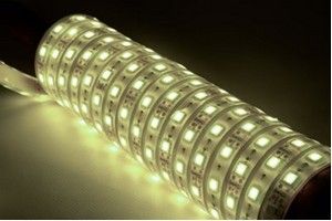 Olite OSL-6065-WW LED Strip Light Self Adhesive Complete with Power Adapter IP65 5m Warm White