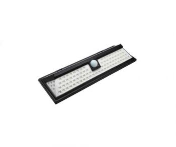 Olite SLS-10W-CW-S 10W Solar Led Wall Light With Sensor Black 6000K