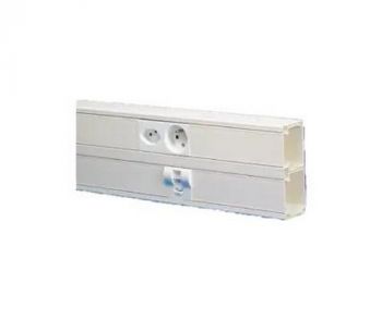 Onesto Oracle SYS1252 125X50X2 2 Compartmentwhite Trunking